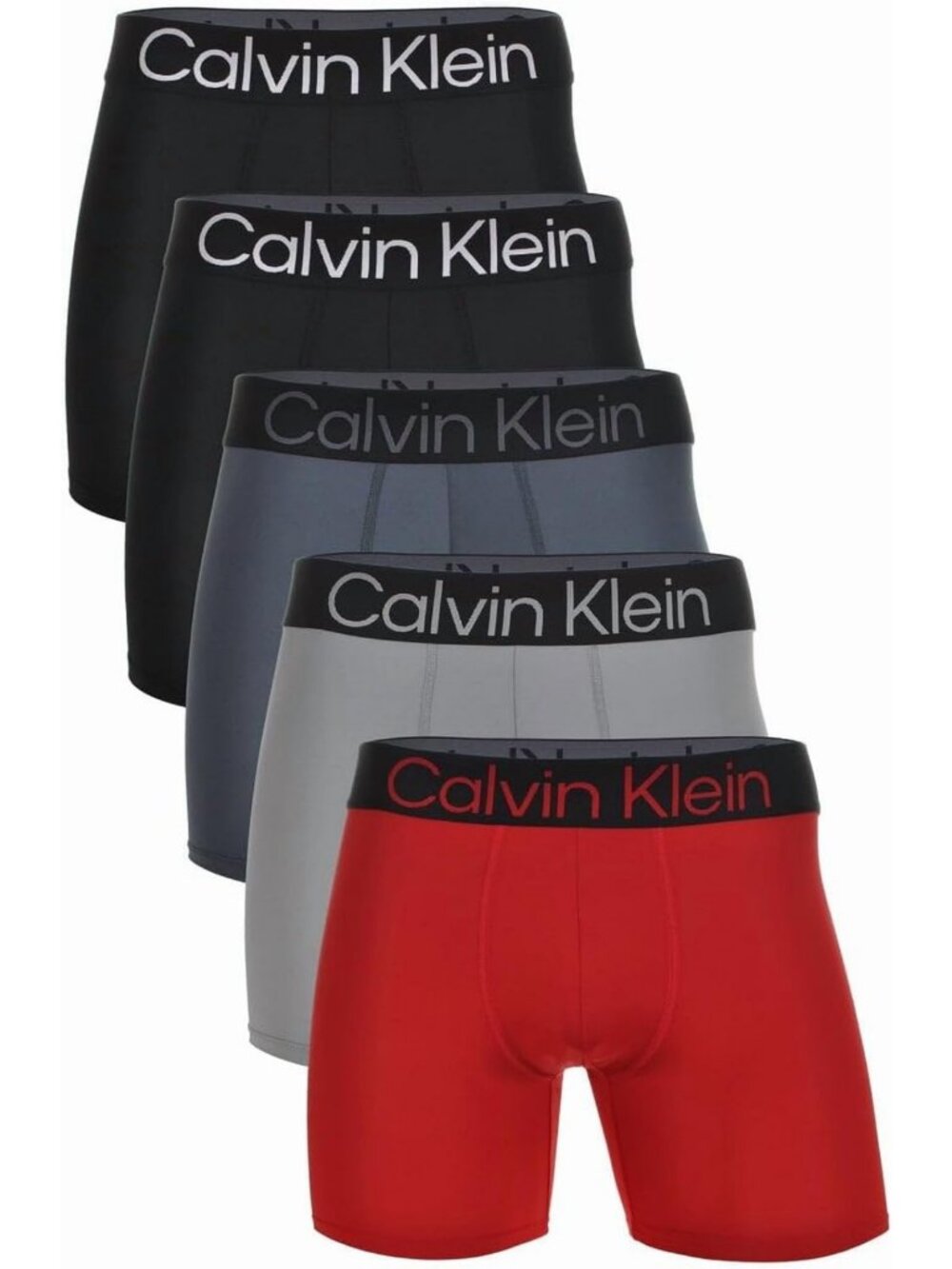 Comfortable Microfiber Boxer Briefs 5-Pack for Men | Soft, Breathable, Stylish